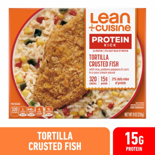 Lean Cuisine Tortilla Crusted Fish Frozen Meal Perspective: front
