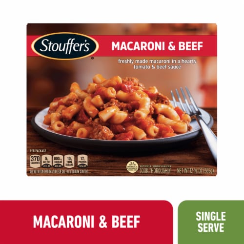 Stouffer's® Macaroni and Beef Frozen Meal Perspective: front