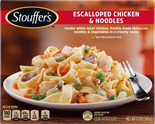 Stouffer's® Escalloped Chicken and Noodles Frozen Meal Perspective: front