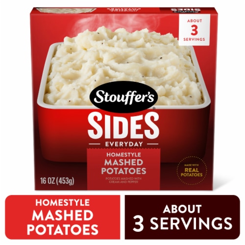 Stouffer’s Homestyle Mashed Potatoes Family Size Side Dish Potato Side Dishes Perspective: front