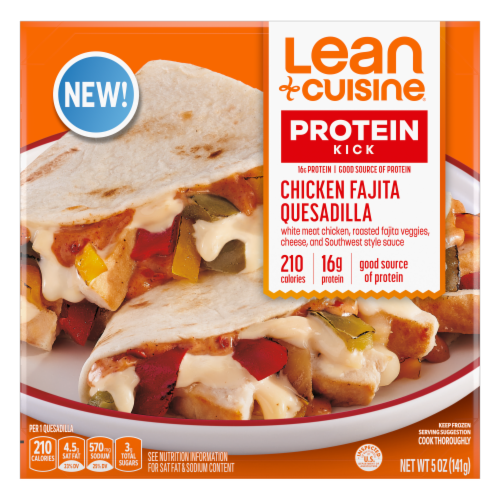 Lean Cuisine® Chicken Fajita Quesadilla Frozen Meal Perspective: front