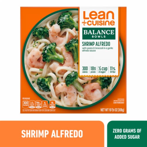 Lean Cuisine® Bowls Shrimp Alfredo Frozen Meal Perspective: front