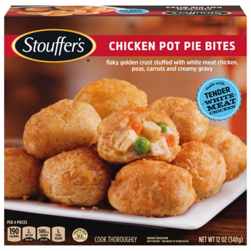 Stouffer's Chicken Pot Pie Bites Frozen Appetizer, 17 ct / 12 oz Fry