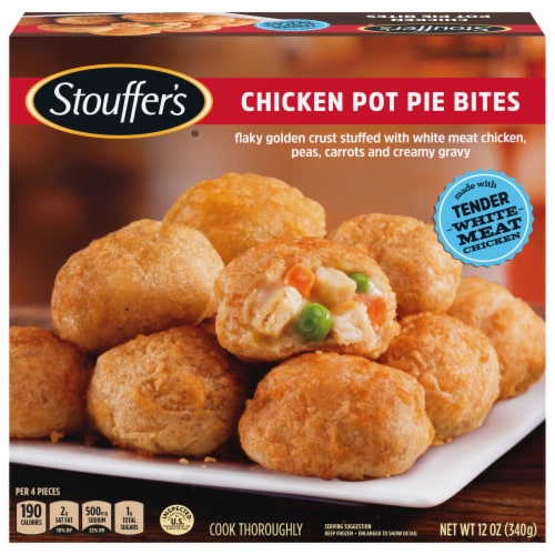 Stouffer's Chicken Pot Pie Bites Frozen Appetizer, 17 ct / 12 oz - Jay ...