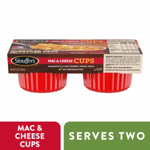 Stouffer's® Mac & Cheese Cups Frozen Meal Perspective: front