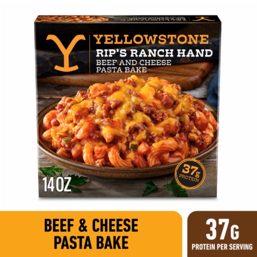 Yellowstone Rip’s Ranch Hand Beef and Cheese Pasta Bake (Frozen) Perspective: front