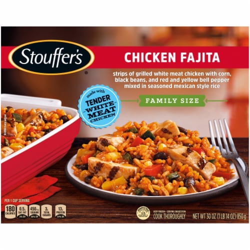 Stouffer's Classics Chicken Fajita Family Size Frozen Meal, 30 oz