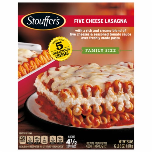 Stouffer's® Cheese Lovers Family Size Lasagna Perspective: front
