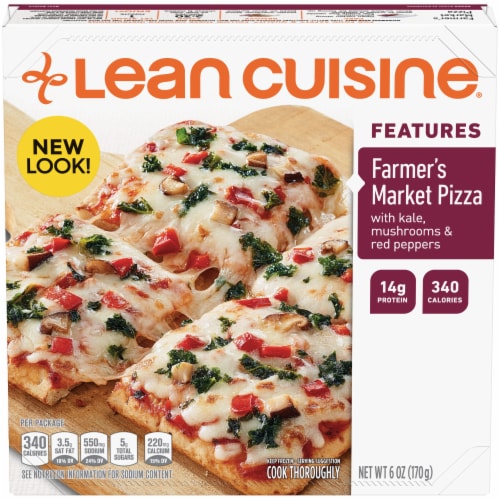 Lean Cuisine Features Farmer's Market Frozen Pizza Perspective: front
