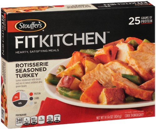 Stouffer's Fit Kitchen Rotisserie Seasoned Turkey Perspective: front