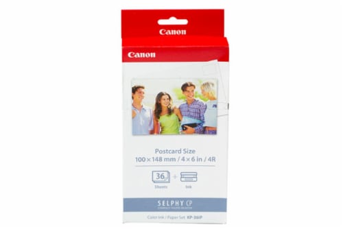 Canon Postcard Size Color Ink & Paper Set Perspective: front