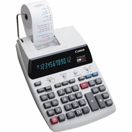 P170-DH-3 Printing Calculator, Black/Red Print, 2.3 Lines/Sec