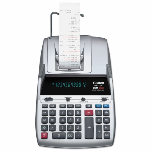 MP11DX-2 Printing Calculator, Black/Red Print, 3.7 Lines/Sec