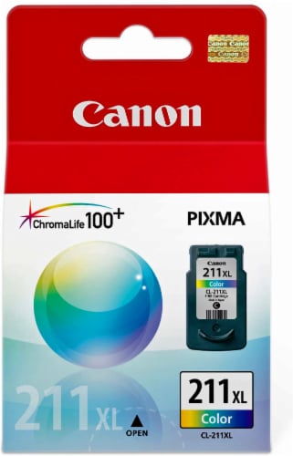 Canon Pixma CL-211 XL Ink Cartridge - Multi-Color Perspective: front