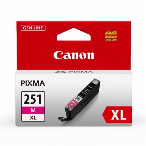 Canon Pixma 251MXL Ink Cartridge - Magenta Perspective: front