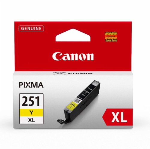 Canon Pixma CLI-251XL Ink Cartridge - Yellow Perspective: front