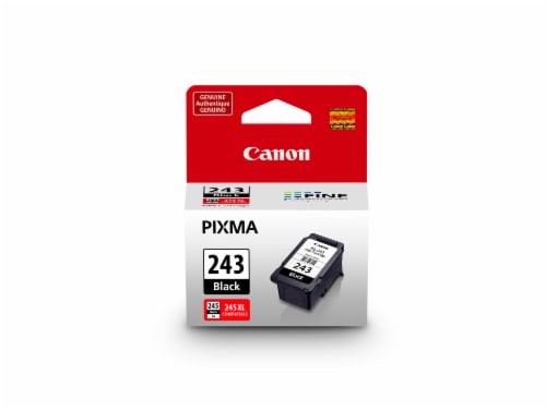 Cannon PG-243 Black Ink Cartridge Perspective: front