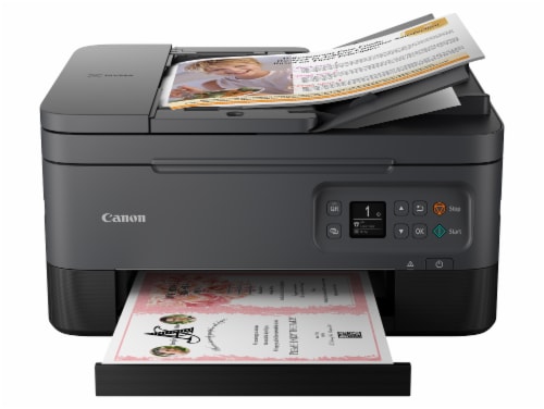 Canon PIXMA TR7020A BLK Wireless Inkjet All-In-One Printer Perspective: front