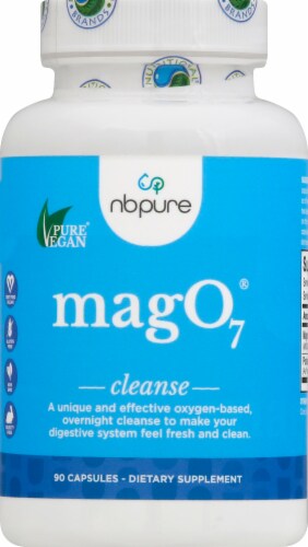 NBpure Pure Vegan Aerobic Life mag07® Oxygen Detox Cleanse Capsules Perspective: front