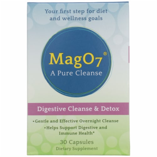 Aerobic Life Mag O7 Digestive Cleanse & Detox Dietary Supplement Capsules Perspective: front