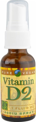 Pure Vegan Vitamin D2 Spray Perspective: front