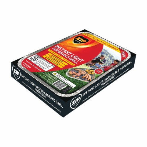 Zip™ Instant Light Disposable Grill Silver, 1.19 lb Kroger