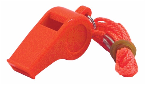 Shoreline Marine Basic Safety Whistle - Orange Perspective: front