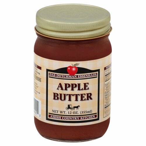 Essenhaus 224601 Fruit Spread Apple Butter- 12 oz. Perspective: front