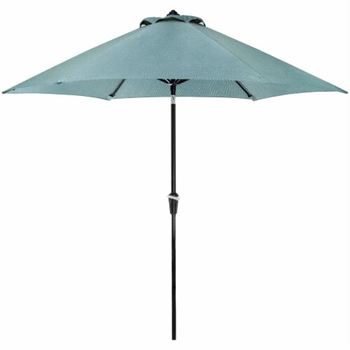 Hanover LAVALLETTEUMB-B Lavallette Umbrella - Blue Perspective: front