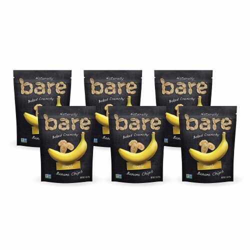 Bare Baked Crunchy Simply Banana Chips Perspective: front