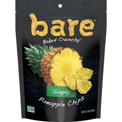 Bare® Baked Crunchy™ Gluten Free Simply Pineapple Chips Perspective: front