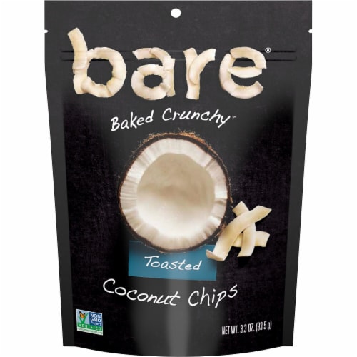 Bare Baked Crunchy Toasted Coconut Chips Perspective: front