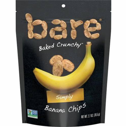 Bare Baked Crunchy Simply Banana Chips Perspective: front