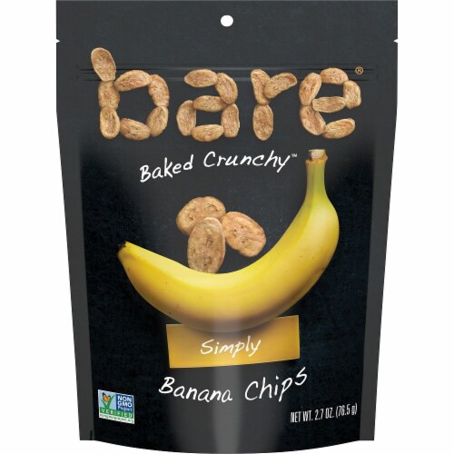 Bare Baked Crunchy Simply Banana Chips Perspective: front