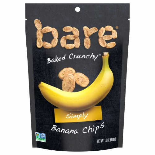 Bare® Baked Crunchy Simply Banana Chips Perspective: front