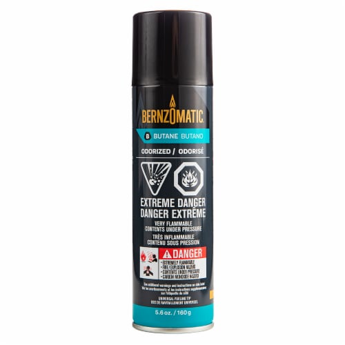 Bernzomatic® Butane Refill Perspective: front