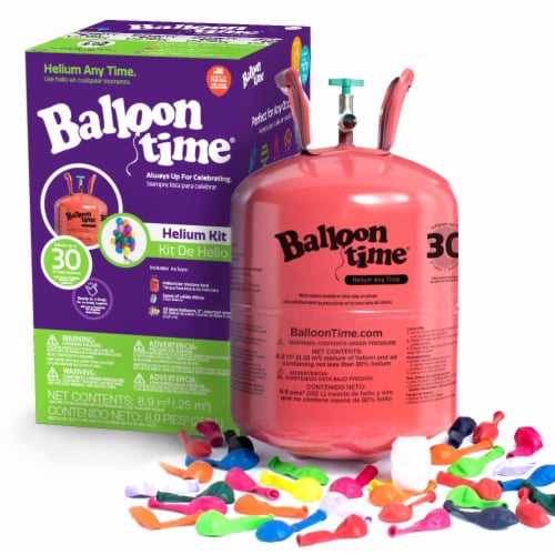 Balloon Time® Helium Tank Perspective: front