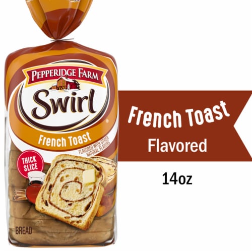 Pepperidge Farm Swirl French Toast Breakfast Bread Perspective: front