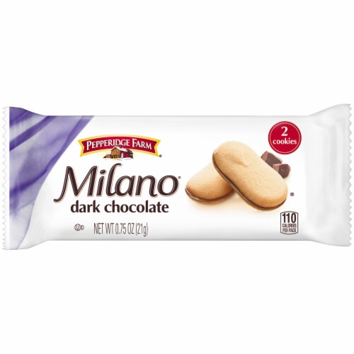 Pepperidge Farms® Nantucket Milano® Dark Chocolate Chunk Cookies Perspective: front