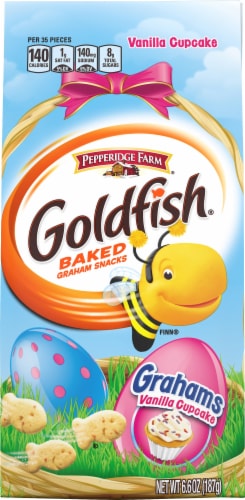 Goldfish Grahams Vanilla Cupcake Perspective: front