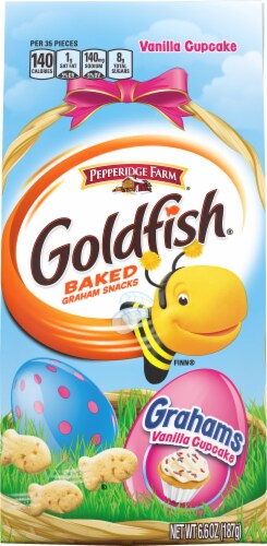 Goldfish Grahams Vanilla Cupcake Perspective: front