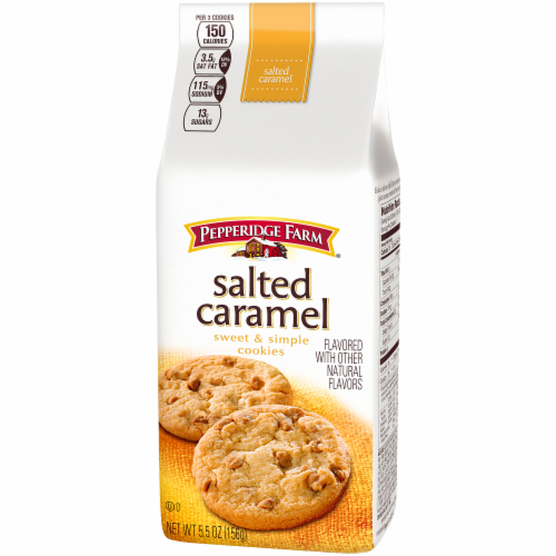 Pepperidge Farm® Sweet & Simple Salted Caramel Cookies Perspective: front