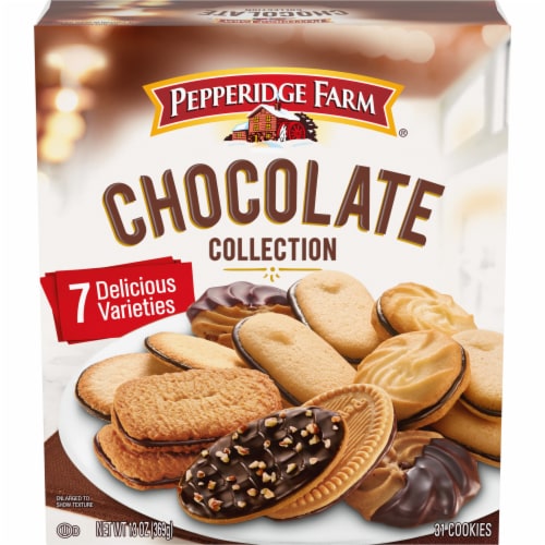 Pepperidge Farm Cookies Chocolate Collection 7 Cookie Varieties Perspective: front