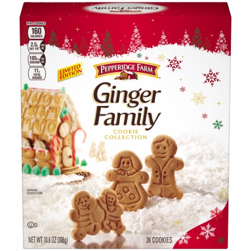 Pepperidge Farm Ginger Family Cookie Collection Perspective: front