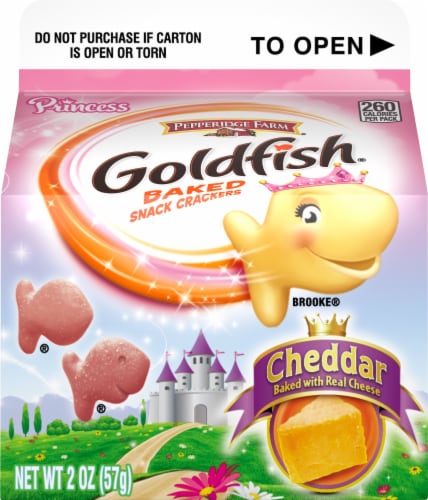 Goldfish Princess Cheddar Baked Snack Crackers 2 Oz Baker S