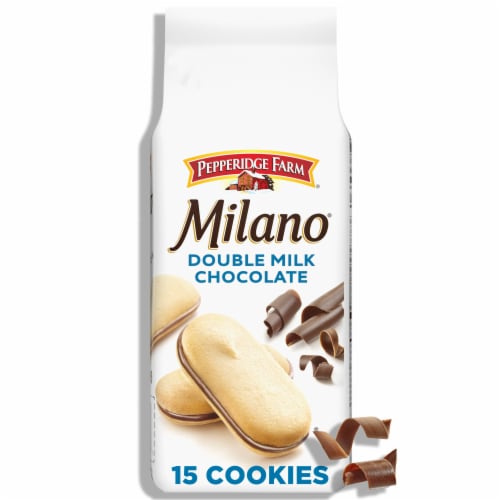 Pepperidge Farm® Milano® Double Milk Chocolate Cookies Perspective: front
