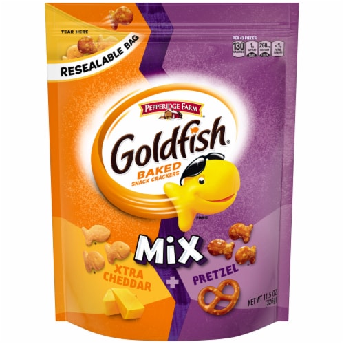 goldfish pretzel baked snack crackers