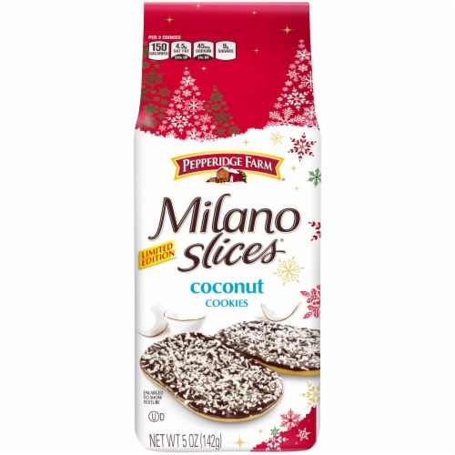 Pepperidge Farm Coconut Cookies Perspective: front