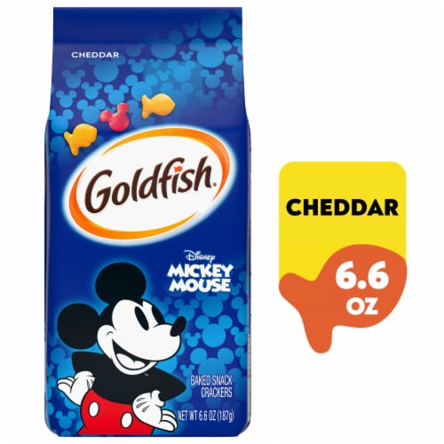 Goldfish® Disney Mickey Mouse Cheddar Cheese Crackers Perspective: front