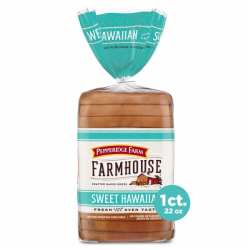 Pepperidge Farm Farmhouse Sweet Hawaiian Bread, 22 Oz Loaf Perspective: front
